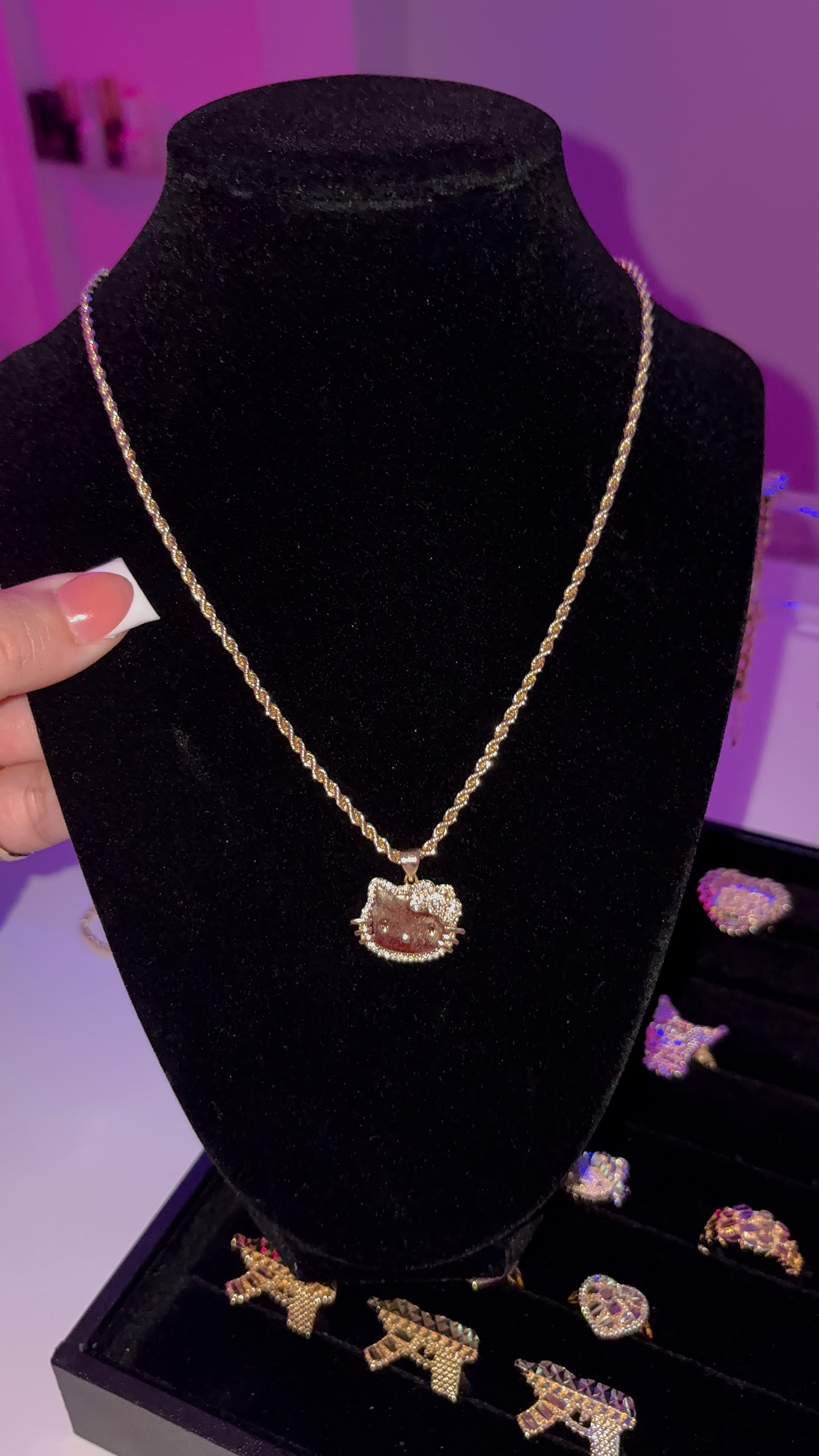 HK Face Rope Chain